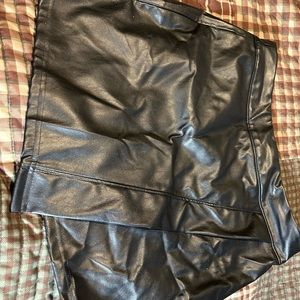 New with tags jealous tomato faux leather skirt
